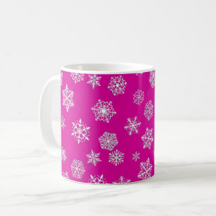 Mug Flammes de neige blanches de 3 jours sur un arrièr