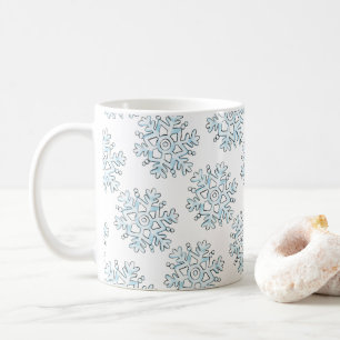 Mug Flammes de neige de Noël mignonnes, Blizzard de ne