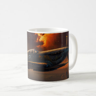 Mug Flammes du ciel : l'odeur d'un Spitfire