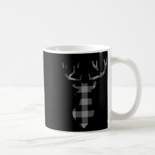 Mug Flannelle Plaid De Buffle Gris Et Noir Christmas D