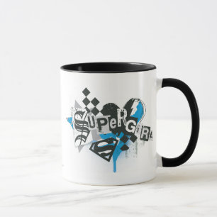 Mug Flaques et éclaboussure de Supergirl