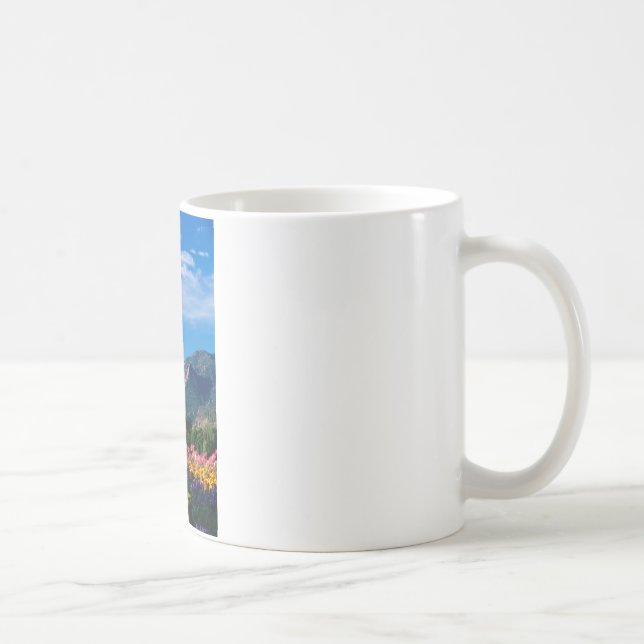 Mug Flatirons et fleurs, Boulder le Colorado (Droite)