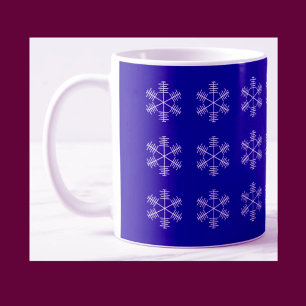Mug Flèche de neige bleue royale