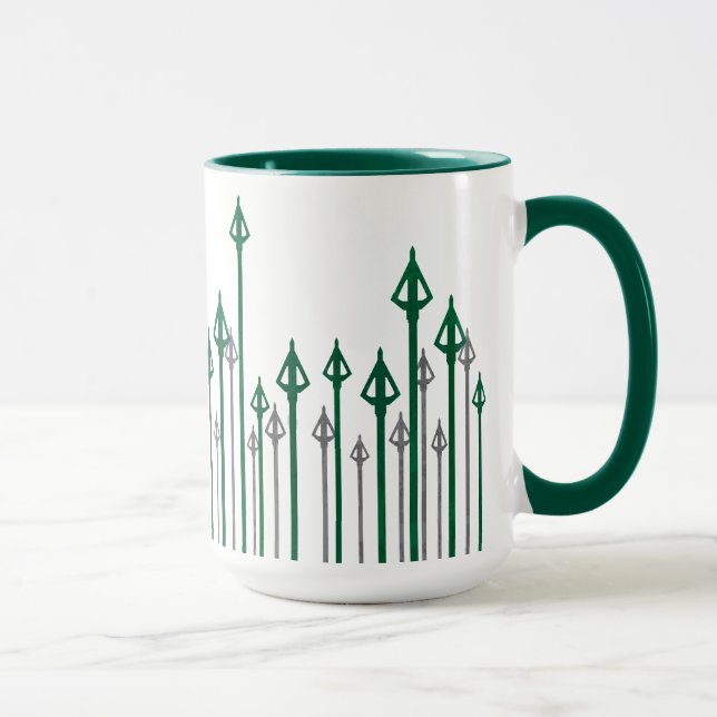 Mug Flèche | Graphique Flèches verticales (Droite)