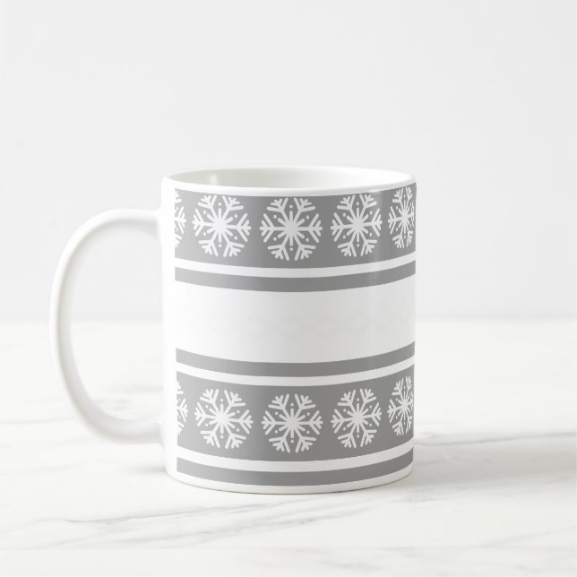 Mug Flèches de neige en argent (Gauche)