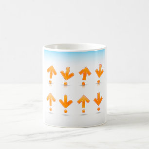 Mug Flèches orange