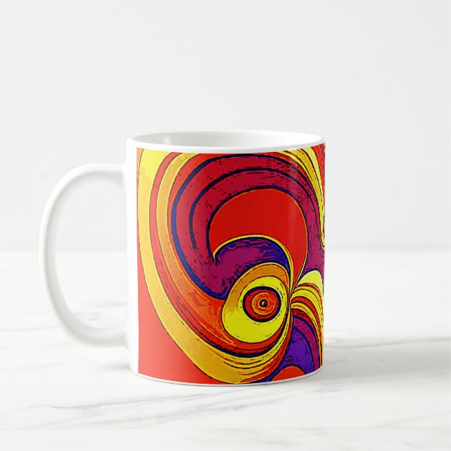 Mug Flèches Super colorées arc-en-ciel (Gauche)