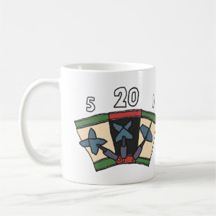 Mug fléchettes 180