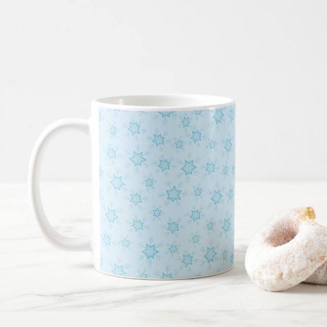 Mug Fléchettes de neige, Bleu glacé, Fléchettes de nei (Avec donut)