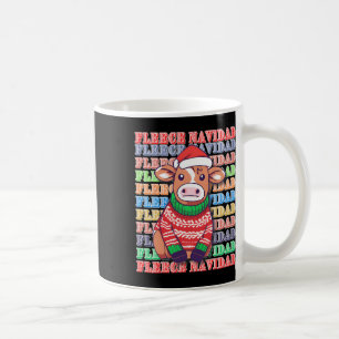 Mug Fleece Feliz Navidad - Cute Xmas Cow -drôle Christ