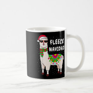 Mug Fleece Feliz Navidad Llama Noël mignon Noël Noël G