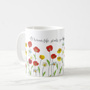 Mug Fleur à la pavot