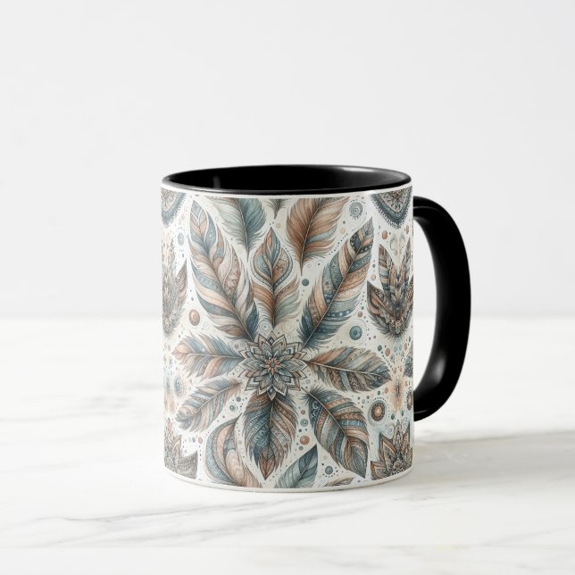 Mug Fleur à Plumes (Devant droit)