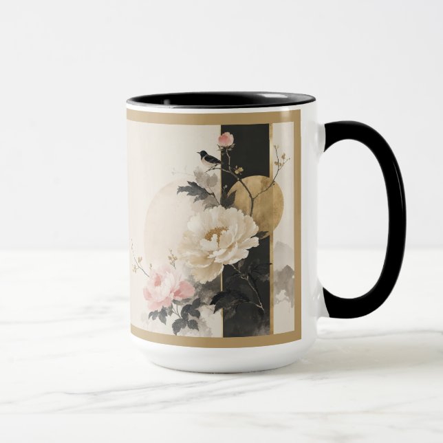 Mug "Fleur abstraite" (Droite)