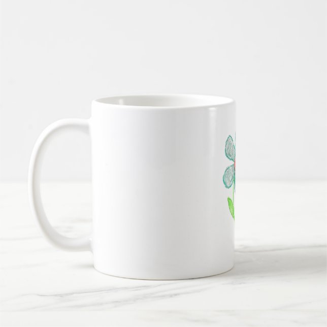 Mug Fleur bleue (Gauche)