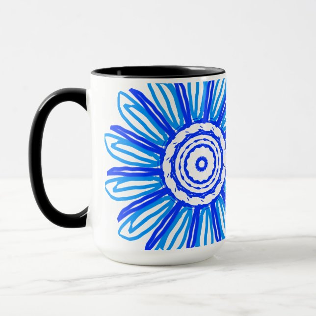 Mug Fleur bleue (Gauche)
