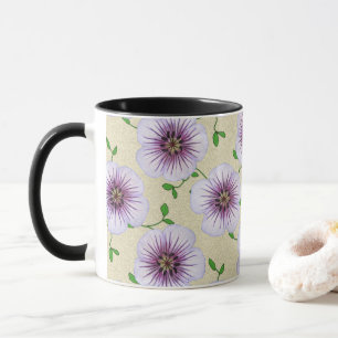Mug Fleur bleue botanique d'été doux
