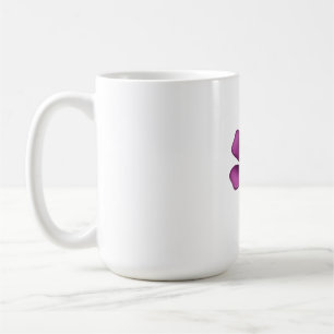 Mug Fleur botanique sombre lunatique vernis pourpre él