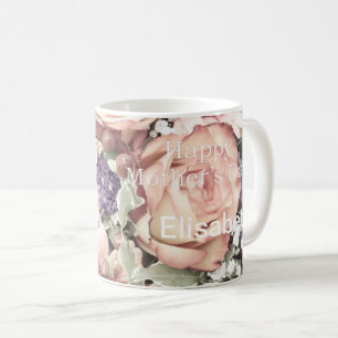 Mug fleur, bouquet, floral, belle, décoration, sa