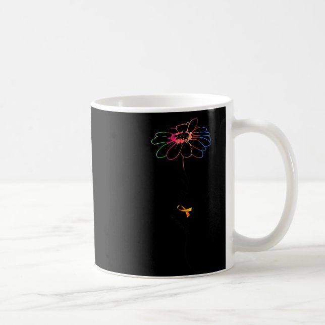 Mug Fleur - Cadeau de sensibilisation à la sclérose en (Droite)