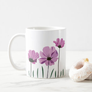 Mug Fleur Cosmos Violet Fleur Rose