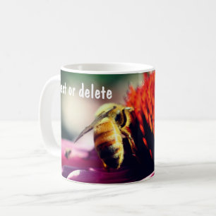 Mug Fleur d'abeille de miel personnalisée