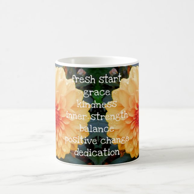 Mug Fleur Dahlia Jaune (Centre)
