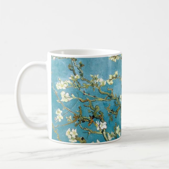 Mug Fleur d'amande (1890) Vincent Van Gogh Floral Art (Gauche)
