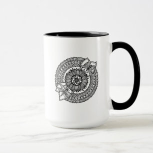 Mug Fleur dans le mandala