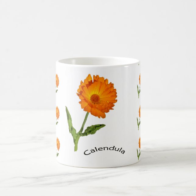 Mug - Fleur de Calendula orange (Centre)