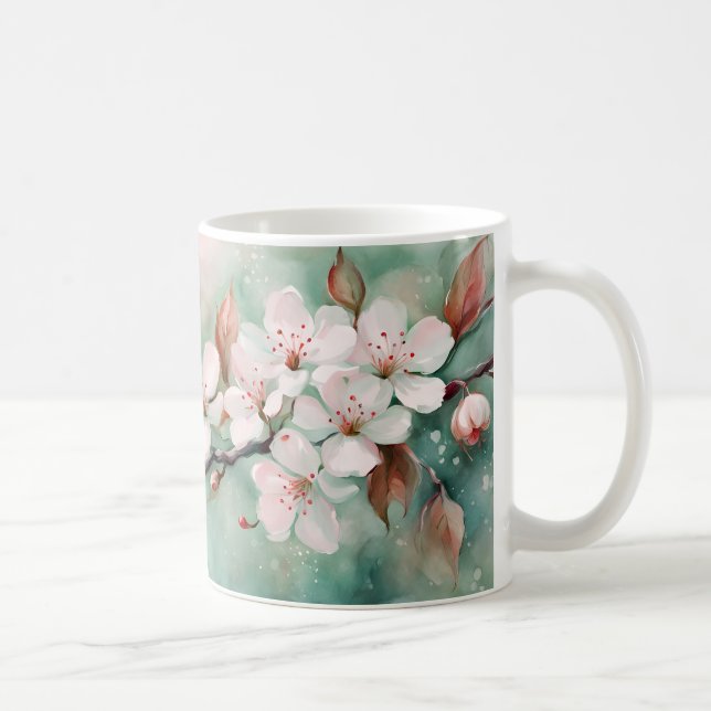 Mug Fleur de cerisier rose (Droite)