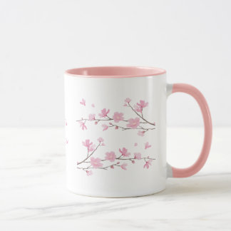 Mug Fleur de cerisiers - Transparent