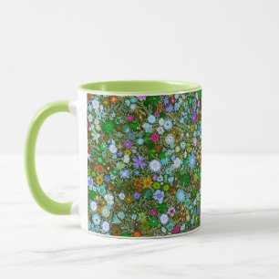 Mug Fleur de champ vert sauvage