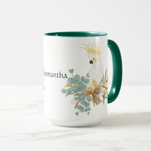 Mug Fleur de Cockatoo personnalisée