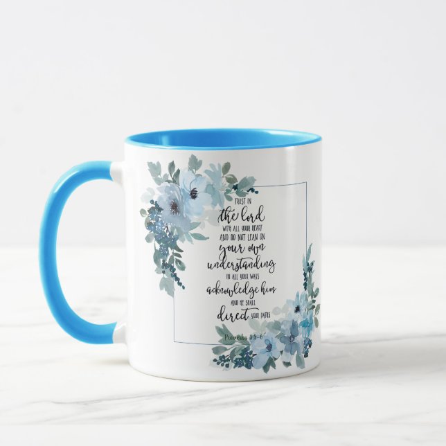 Mug Fleur de confiance dans le Seigneur (Gauche)
