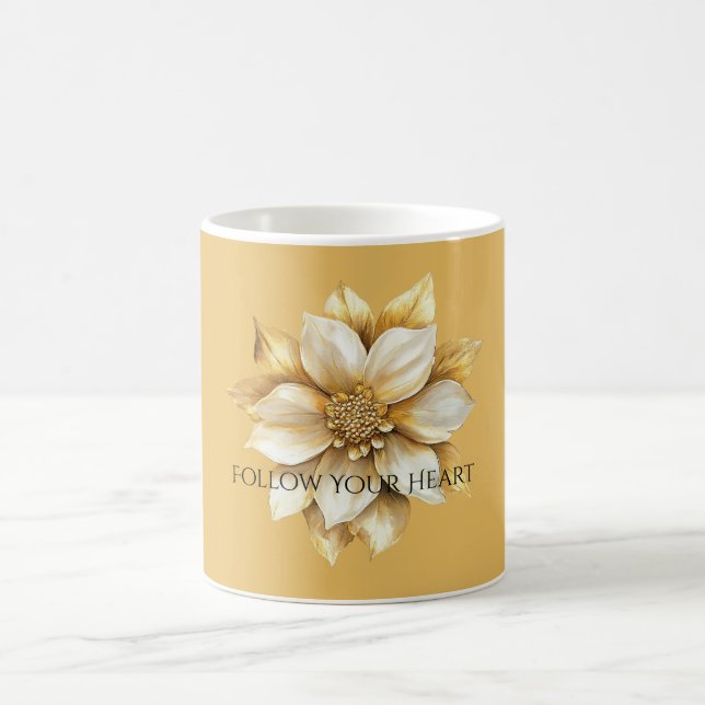 Mug Fleur de crème dorée (Centre)