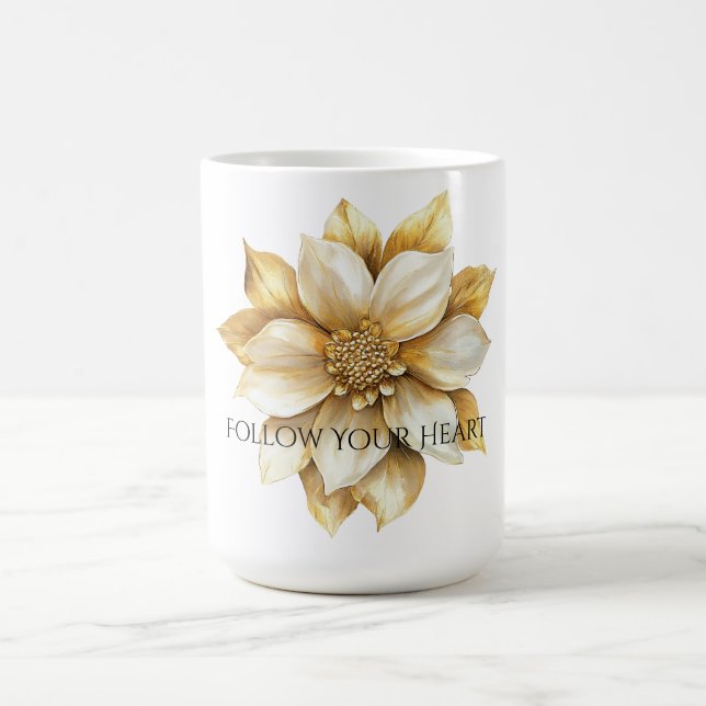 Mug Fleur de crème dorée (Centre)