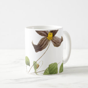 Mug Fleur de cuir italien (Clematis) par Redouté