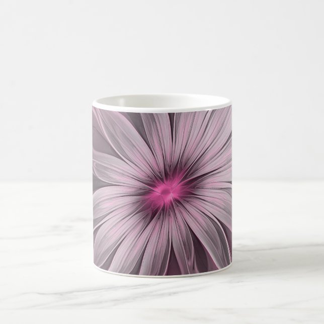 Mug Fleur de fantaisie abstraite fleur de prunier art  (Centre)