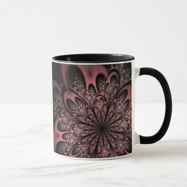 Mug Fleur de fractale (Droite)