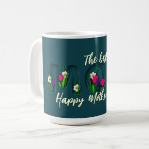 Mug Fleur de la Fête des Mères à thème élégant