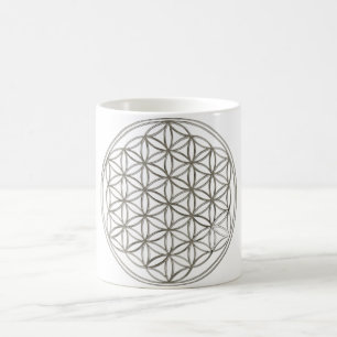 Mug FLEUR DE LA VIE - argent