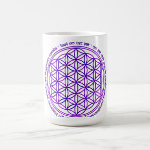 Mug Fleur de la vie - Moola Mantra - violet