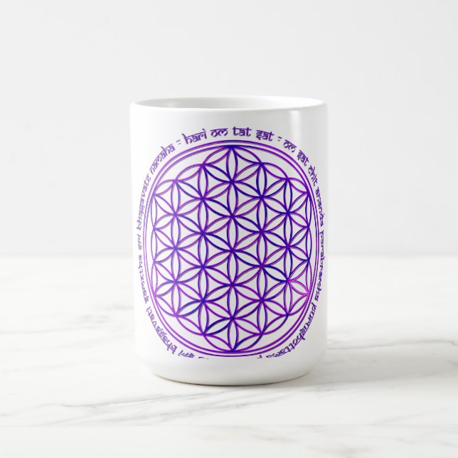 Mug Fleur de la vie - Moola Mantra - violet (Centre)