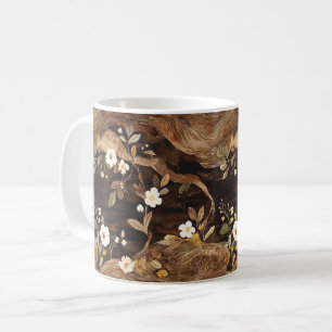 Mug Fleur de l'Arbre Brun
