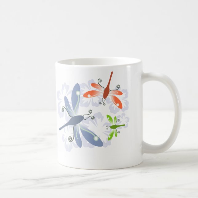 Mug fleur de libellule (Droite)