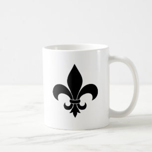 Mug Fleur de lis Motif