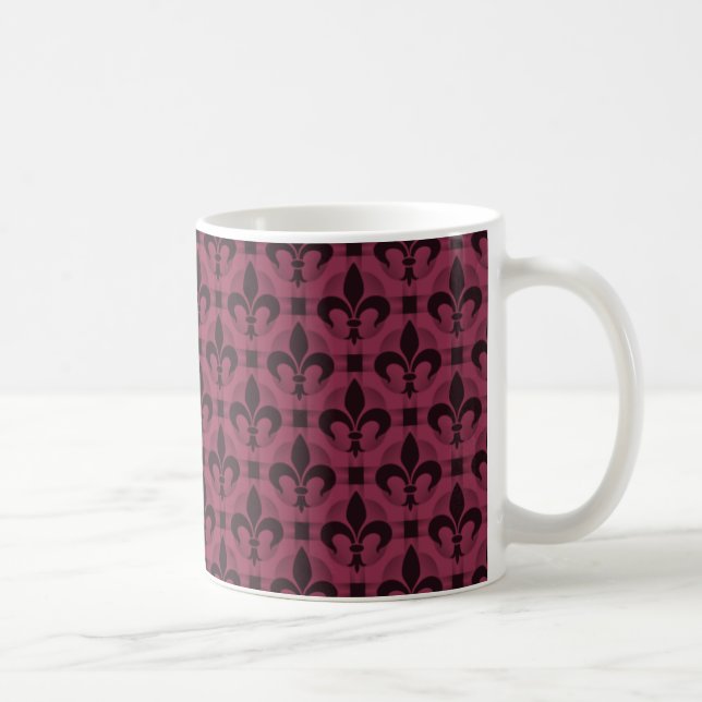 Mug Fleur de lis Mug, Bourgogne (Droite)
