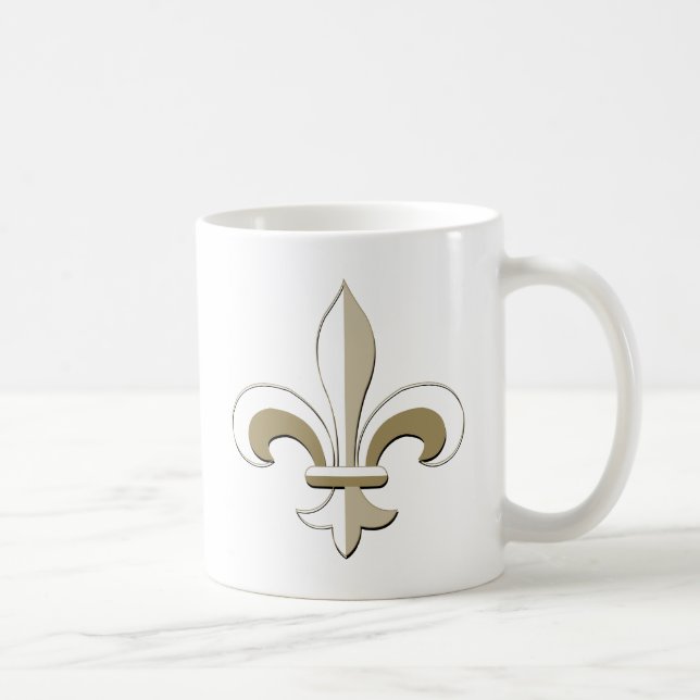 Mug Fleur de lis - or (Droite)