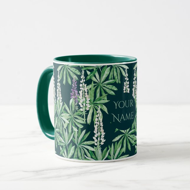 Mug Fleur de lupin (Devant gauche)